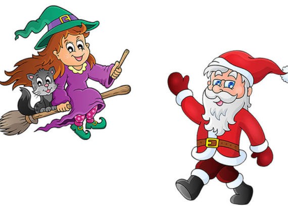 przyjaciele mikołaja Befana Dziadek Mróz