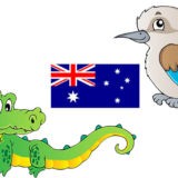 Australia flaga hymn zwierzęta kangur koala memory domino