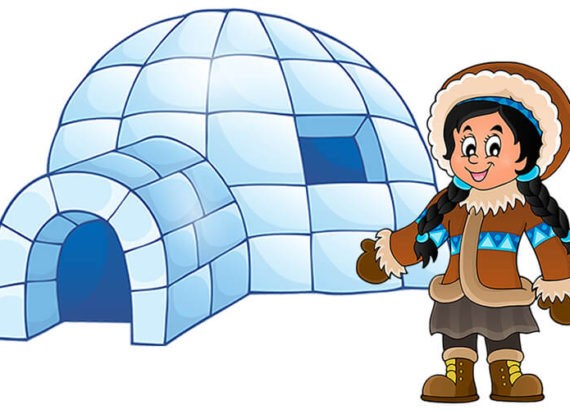 Arktyka Inuici Eskimosi Igloo