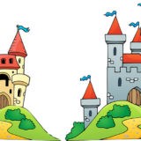 puzzle zagadki słowne zamek suwak Mieszko I książę sylaby karta pracy