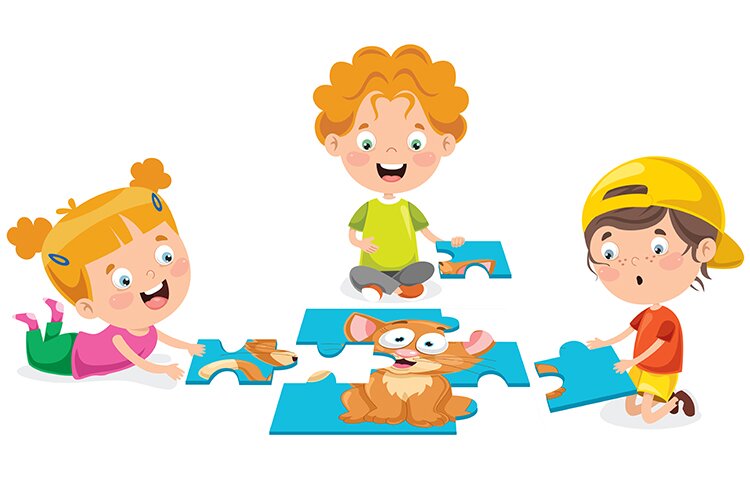 Poznajemy różne zabawy, gry i zabawki – Dzieci Starsze –  Międzynarodowy Dzień Puzzli